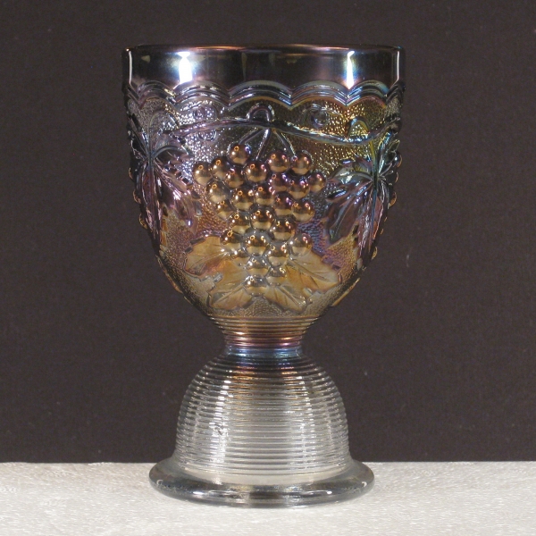 Imperial Smoke Imperial Grape Carnival Glass Eggcup Juice Glass