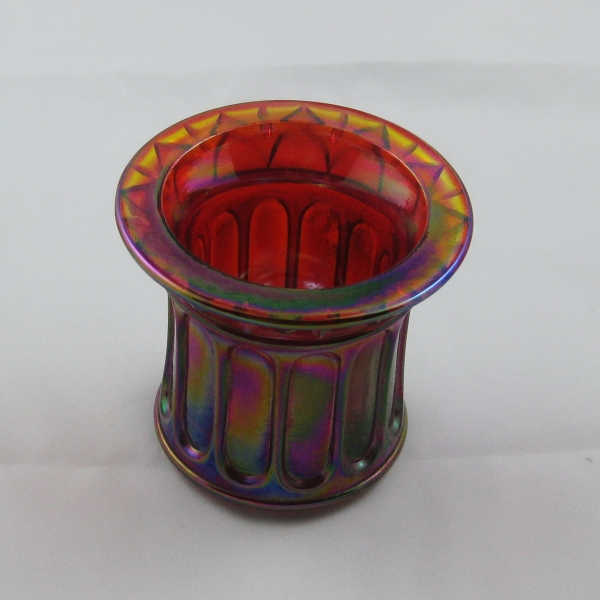 Fenton Red #C9778 RN Carnival Glass Candle Votive