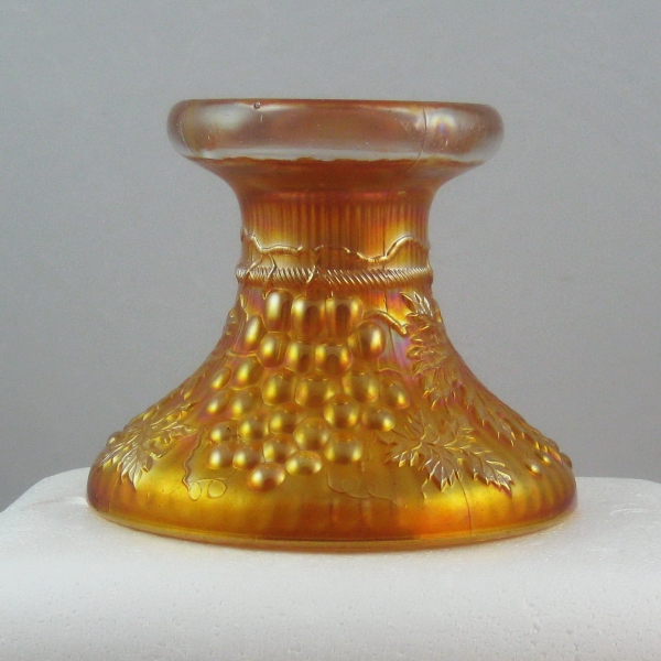 Antique Northwood Marigold Grape & Cable Carnival Glass Small Punch Base