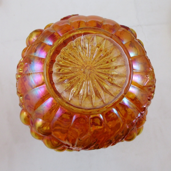 Antique Imperial Marigold Imperial Grape Carnival Glass Decanter w/Stopper