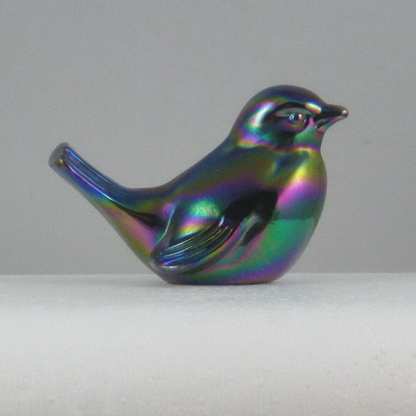 Fenton Amethyst Carnival Glass Bird #5163 CN Figurine / Paperweight Animal