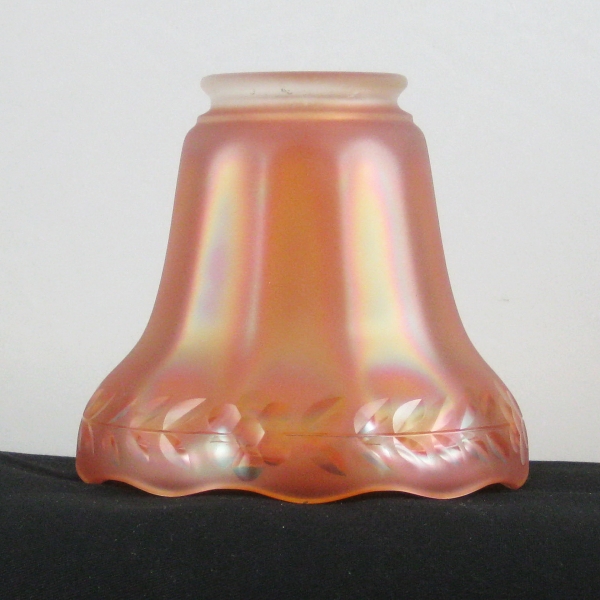 Antique Imperial Nuart 535 Short Light, Carnival Glass Lamp Shades