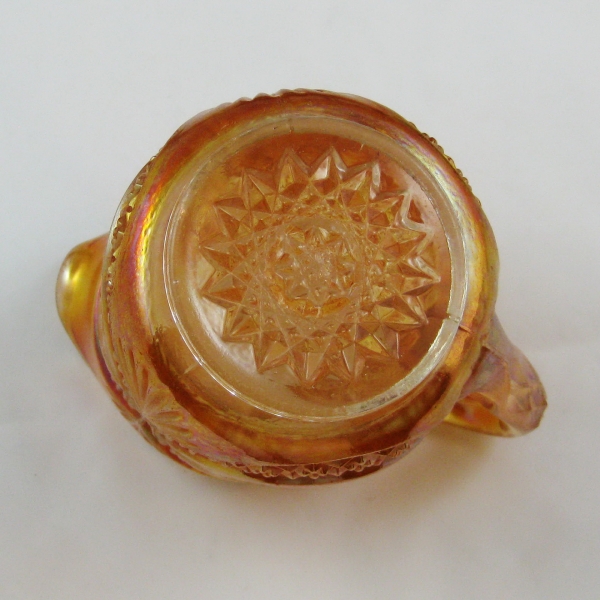 Antique Imperial Marigold Hobstar Carnival Glass Creamer