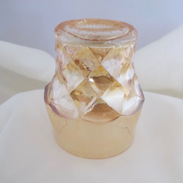 Antique European Forty Niner Marigold Carnival Glass Tumbler