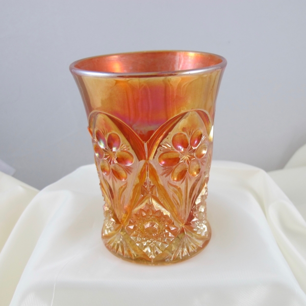 Antique Imperial Marigold Four Seventy Four Carnival Glass Tumbler