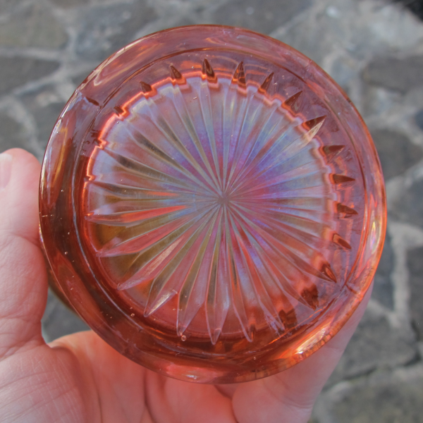 Antique Northwood Wishbone Marigold Carnival Glass Tumbler