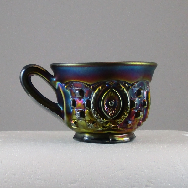 Antique Northwood Amethyst Memphis Carnival Glass Punch Cup