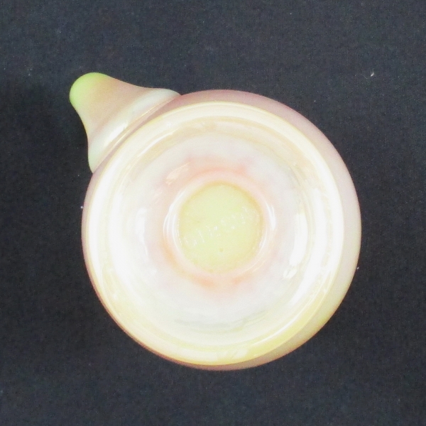 Gibson Pink Burmese Plain Carnival Glass Cream Pitcher