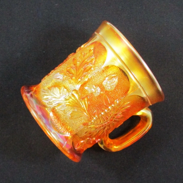 Antique Northwood Marigold Dandelion Carnival Glass Knights Templar Mug