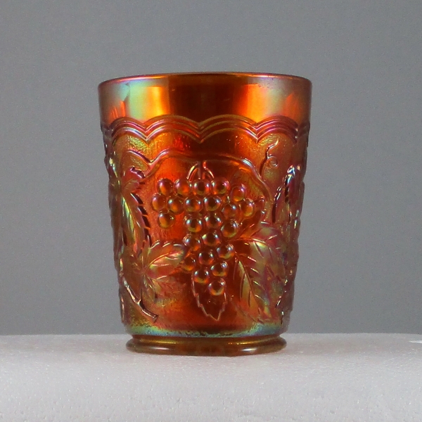 Antique Imperial Marigold Imperial Grape Carnival Glass Tumbler