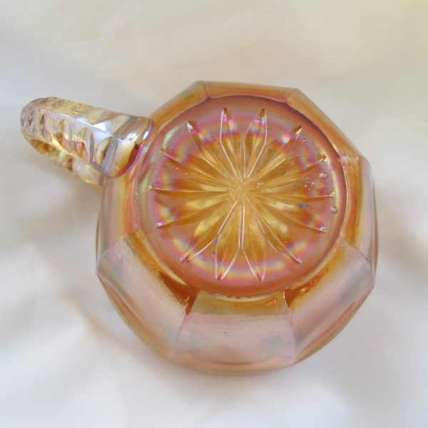 Antique Imperial Flute #393 Marigold Carnival Glass Punch Cup