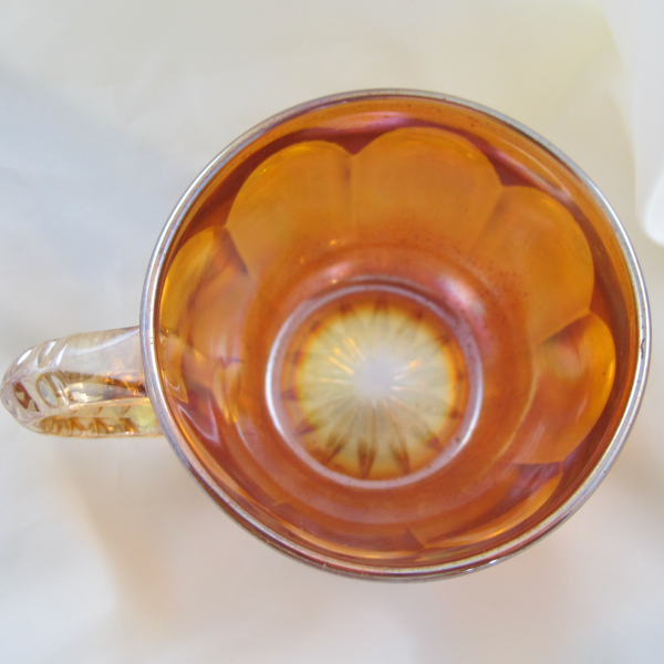 Antique Imperial Marigold Flute #393 Carnival Glass Punch Cup