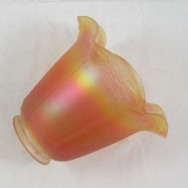 Antique Imperial Marigold Primrose Carnival Glass Shade