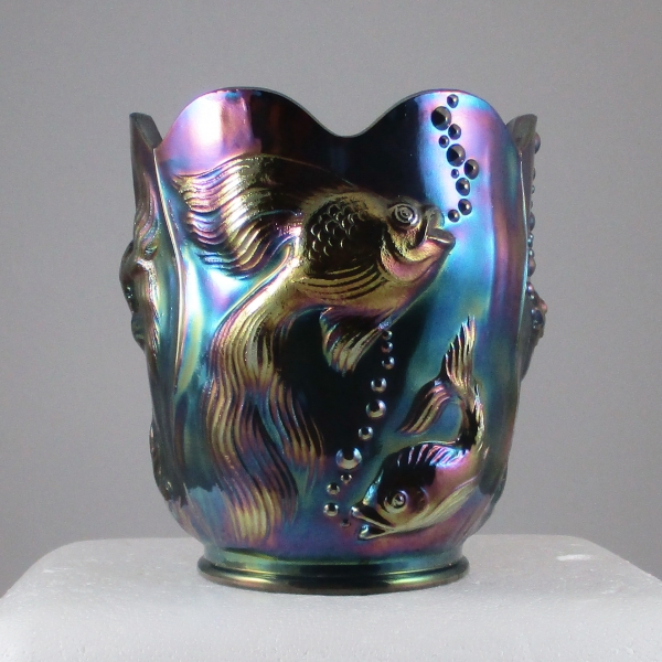 Fenton Amethyst Atlantis Carnival Glass Vase