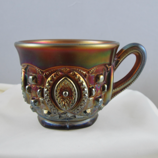 Antique Northwood Memphis Horehound? Carnival Glass Punch Cup