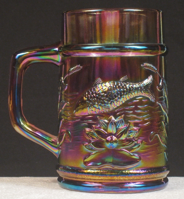 Fenton PNWCGC Lavender Fisherman’s Carnival Glass Mug
