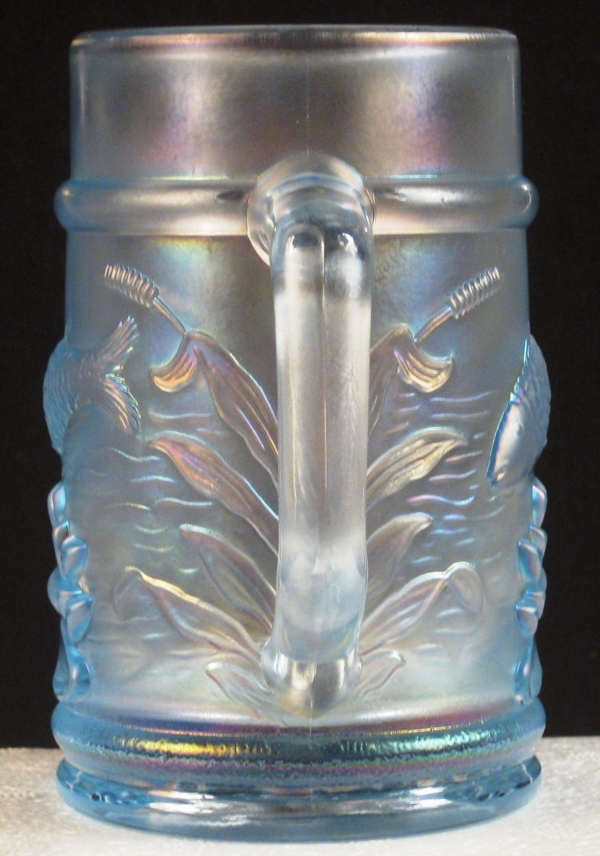 Fenton PNWCGC Ice Blue Fisherman’s Carnival Glass Mug