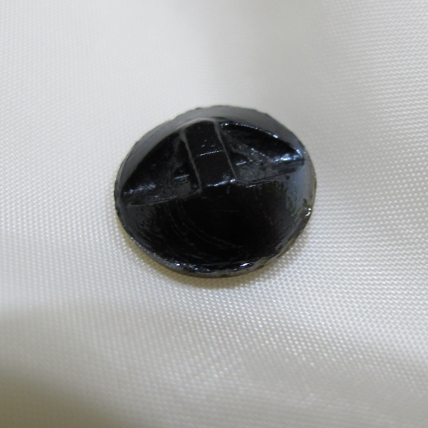 Antique Black Amethyst Carnival Glass Button Luster Iridescent – Beaded Flower