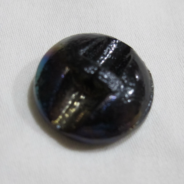 Antique Black Amethyst Carnival Glass Button Iridescent Luster – Rover at Home #164