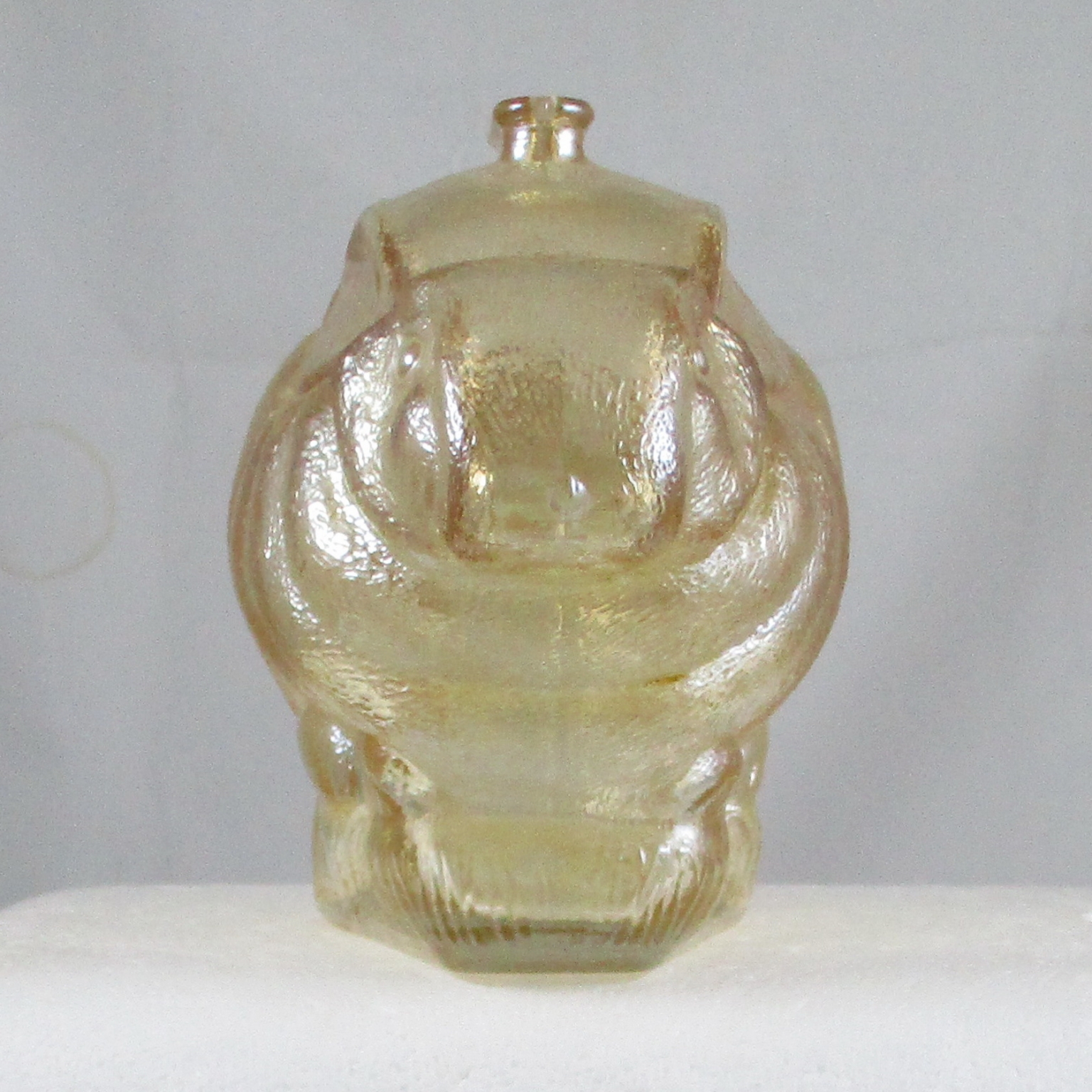 Anchor Hocking Marigold Rabbit Carnival Glass Large Rabbit Bank ...