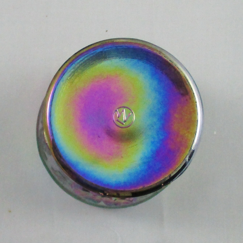 LG Wright Rambler Rose Amethyst Carnival Glass Tumbler Carnival Glass