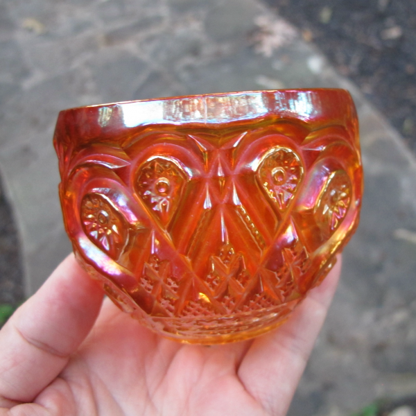 Antique Imperial Royalty Marigold Carnival Glass Punch Cup