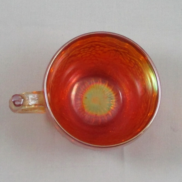 Imperial Marigold Imperial Grape Carnival Glass Cup and Saucer Set