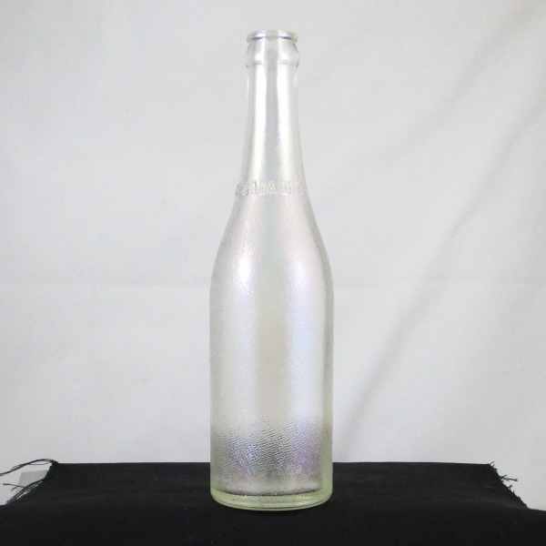 Antique Whitall Tatum White Canada Dry Carnival Glass Bottle