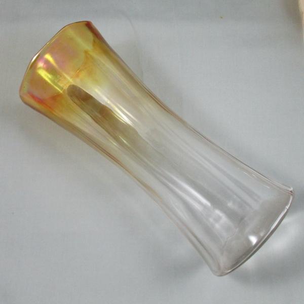 Antique Unknown Marigold Europa Carnival Glass Vase