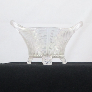 Antique Northwood White Rib Handled 8-sided Bushel Basket