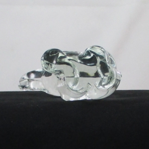 Heisey Crystal Elegant Glass Elephant #3 Figurine / Paperweight Animal