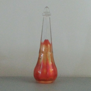 Antique Dugan Benzer Marigold Carnival Glass Car Vase