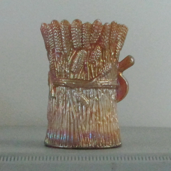 St. Clair Wheat Sheaf Chocolate Carnival Glass Toothpick Holder – Bob & Maude 1974