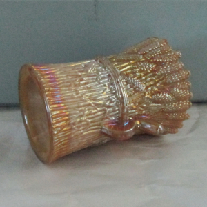 St. Clair Wheat Sheaf Chocolate Carnival Glass Toothpick Holder – Bob & Maude 1974