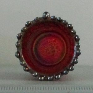 St. Clair Sheaf of Wheat Red Carnival Glass Toothpick Holder – Bob & Maude 1974