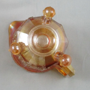 Antique Fenton Marigold Butterfly & Berry Carnival Glass Creamer