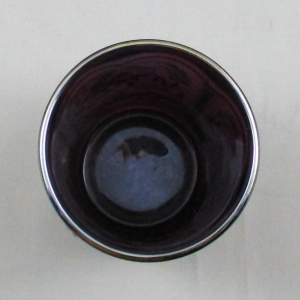 Summit Art Glass Purple Fieldflower Carnival Glass Tumbler