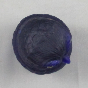 Summit Crystal Art Glass Satin Cobalt Blue Owl Paperweight Animal