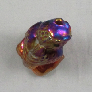 Boyd Red Carnival Glass Owl Figurine / Paperweight Animal