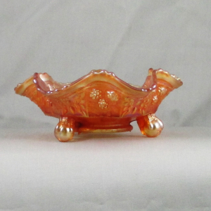 Antique Fenton Marigold Panther Carnival Glass Small Bowl
