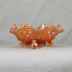 Antique Fenton Marigold Panther Carnival Glass Small Bowl