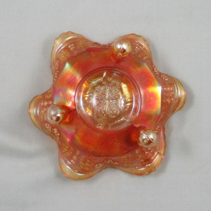 Antique Fenton Marigold Panther Carnival Glass Small Bowl