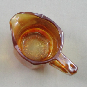 Antique Indiana #165 aka Peerless Colonial Marigold Carnival Glass Breakfast Set