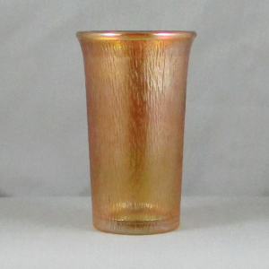 Jeannette Tree Bark Marigold Carnival Glass Water Set