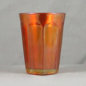 Antique Northwood Marigold Flute Carnival Glass Tumbler