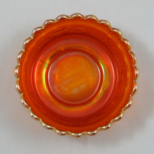 Antique Northwood Peacock at the Fountain Marigold Carnival Glass Berry Set