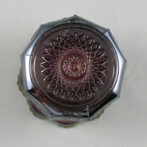 Antique Northwood Springtime Amethyst Carnival Glass Spooner