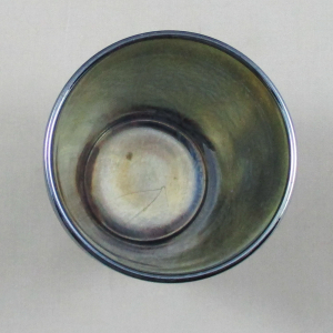 Antique Fenton Bouquet Blue Carnival Glass Water Set