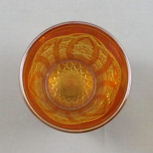 Antique Imperial Octagon Marigold Carnival Glass Water Set