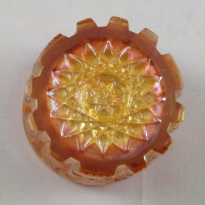 Antique Imperial Octagon Marigold Carnival Glass Water Set